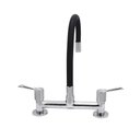 Ver imagem 4 de Torneira Misturador Cozinha 1/4 Volta Tubo Color Flexível Preto Mesa Metal