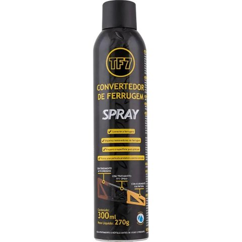 Spray Convertedor Ferrugem TF7 300 ml Anticorrosivo Protetor
