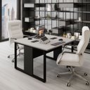 Ver imagem 1 de Mesa de Trabalho para Escritório 2 Lugares Cspre 1,20m F5 Cor:cinza Sagrado com Preto