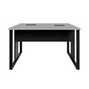 Ver imagem 5 de Mesa de Trabalho para Escritório 2 Lugares Cspre 1,20m F5 Cor:cinza Sagrado com Preto