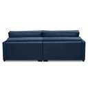 Ver imagem 7 de Sofá Cama Retrátil e Reclinável 2,10m com Molas Karen Veludo Azul Adonai Estofados