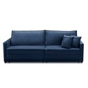 Ver imagem 5 de Sofá Cama Retrátil e Reclinável 2,10m com Molas Karen Veludo Azul Adonai Estofados