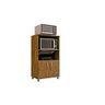 Balcão Cozinha para Forno Elétrico Microondas Multiuso com 2 Portas e 4 Pés Helena 65x120cm - 1