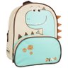 Mochila Infantil Menino Bege Dinossauro - Pimpolho - 1