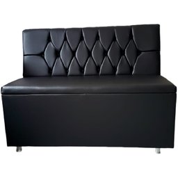 POLTRONA  BOOTH BLACK 2,30CM CAPITONE A  MÃO SKU171 - 2