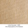 Sofa 2 Lugares Retro Polo 160cm com Almofada Linho Dourado Ezz Dourado - 6