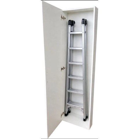 Armário para Escada Lavanderia Área Serviço Branco