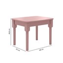 Ver imagem 6 de Mesa Infantil com 2 Cadeiras Mariah - Rosa/Azul/Menta