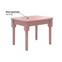 Ver imagem 3 de Mesa Infantil com 2 Cadeiras Mariah - Rosa/Azul/Menta