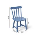 Ver imagem 7 de Mesa Infantil com 2 Cadeiras Mariah - Rosa/Azul/Menta