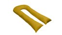 Ver imagem 1 de Travesseiro Gigante Formato U 140x70cm Happy Line - Amarelo