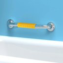 Ver imagem 5 de Barra Alca de Apoio 40cm Kit 3 Uni Suporte Antiderrapante Banheiro Box Idoso Gestante Pcd Acessibili