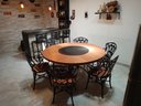 Ver imagem 6 de Conjunto de Mesa 1,60m Madeira Giratória 6 Cadeiras Malbec - Preto