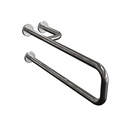 Ver imagem 1 de Barra de Apoio Lateral Fixa Alumínio Polido 80 Cm Esquerdo