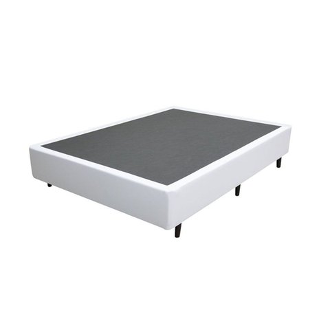 Box Base Blindado Corino -viuva 128x188x38- Novo:branco