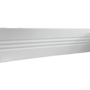 Ver imagem 2 de Moldura Guarnição Rodameio Eva Autocolante Lua 10cmx5mm 10 Metros - Branco