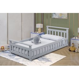 Cama Infantil com Grade Bella Azul Com Colchão - 1