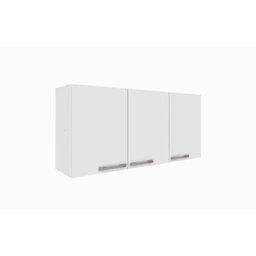 Armário 1ar3001 com 3 Portas de Abrir Rodial Branco - Blush - 1