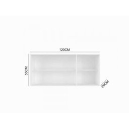 Armário 1ar3001 com 3 Portas de Abrir Rodial Branco - Blush - 2