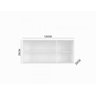 Armário 1ar3001 com 3 Portas de Abrir Rodial Branco - Blush - 2