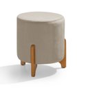 Ver imagem 2 de Puff Banqueta Luxor Redondo Fácil Montagem P/ Salas Recepção
