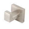 Porta Toalha Cabide Banheiro Quadrado Inox Escovado Metal - 1