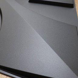 Kit com 25 Placas 3D Revestimento de Parede Preto 50x50cm - 3