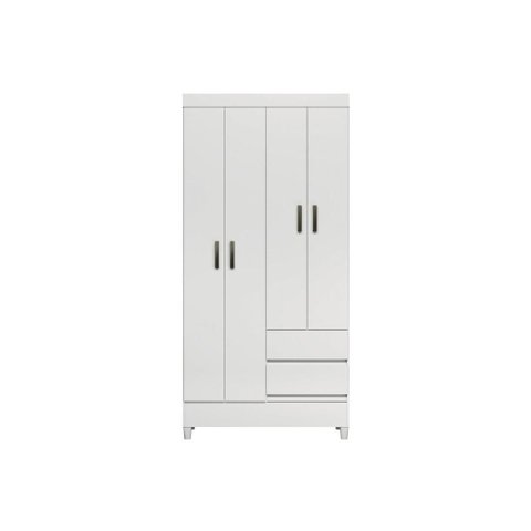 Guarda Roupa Solteiro 4PORTAS 4.2 Fit Branco S. Andirá