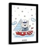 Quadro Personalizado Urso Marinheiro TACOLADO PAPEL DE PAREDE - 1