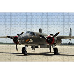 5 quebra-cabeças Aviões de guerra cognitivo para idosos - 5 - QBC 24 peças - 2