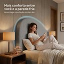 Ver imagem 6 de Cabeceira Cama Box Queen Colli 160cm Estofada Orgânica Moderna Linho Cinza - Desk Design