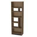 Ver imagem 1 de Estante Roma 60 Cm Mel/preto Mdp B380