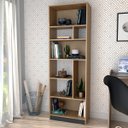 Ver imagem 2 de Estante Roma 60 Cm Mel/preto Mdp B380