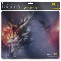 Mouse Pad Gamer Vx Gaming Vinik Fire Dragon 320x270x2mm - 2