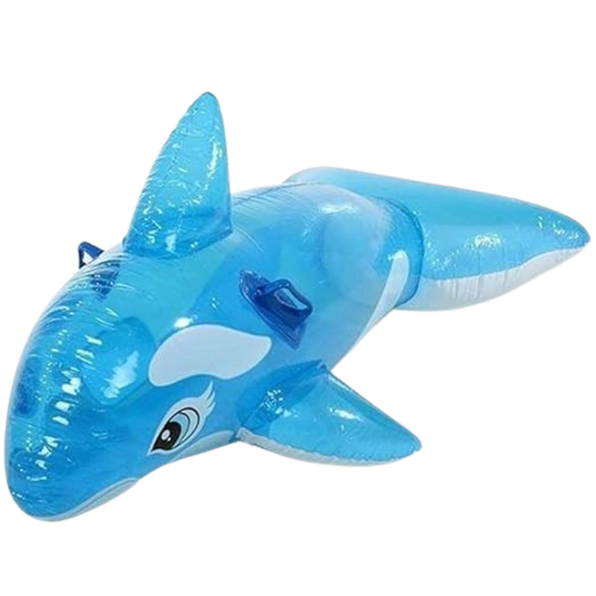 Bóia Bote Inflável Intex Baleia Infantil + 3 Anos 152x114cm:azul - 5