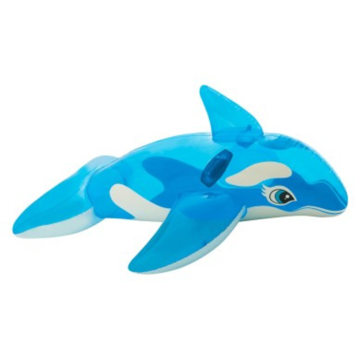 Bóia Bote Inflável Intex Baleia Infantil + 3 Anos 152x114cm:azul - 1