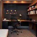 Ver imagem 3 de Kit 3 Lustres Pendentes Luxo Rainha Preto C/ Cobre Bicolor