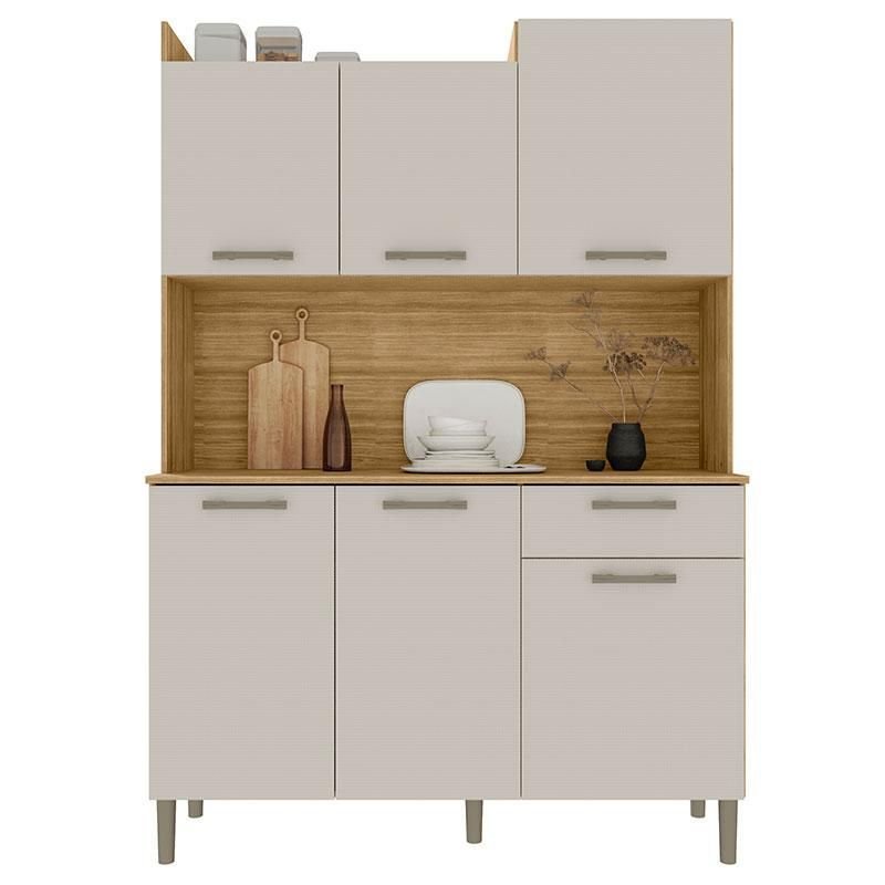 Kit Cozinha Gênova Plus 6 Portas Freijó Soft - Kits Paraná - 2