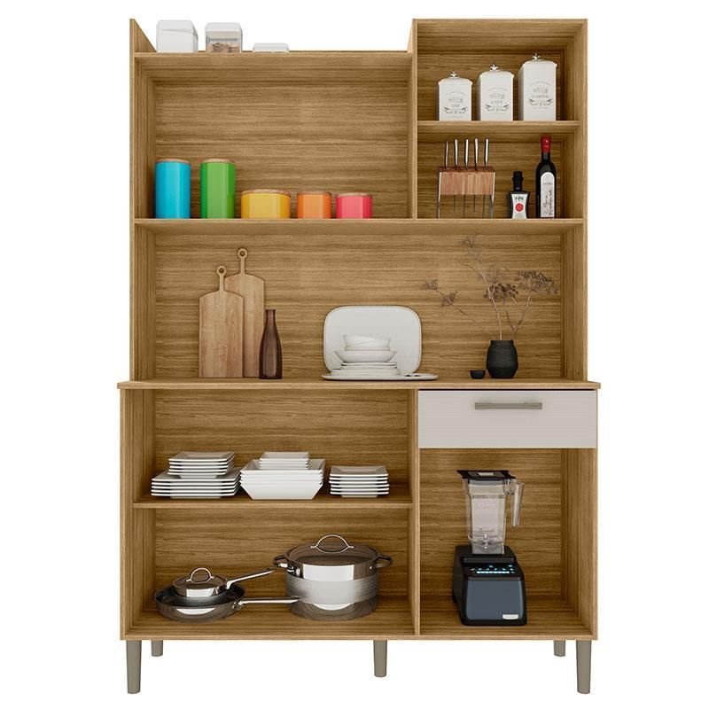Kit Cozinha Gênova Plus 6 Portas Freijó Soft - Kits Paraná - 3