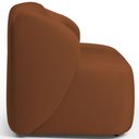 Ver imagem 6 de Sofá 2 Lugares Orgânico para Sala de Estar Living 170cm Heidy F04 Veludo Telha - Lyam Decor