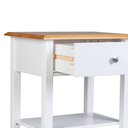 Ver imagem 5 de Mesa Lateral 1 Gaveta Madeira Maciça Louise
