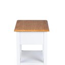 Ver imagem 7 de Mesa Lateral 1 Gaveta Madeira Maciça Louise