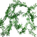 Ver imagem 3 de Galho Folhagem Ramificado Glitter Verde Natal 1,75 Metros - Art Christmas