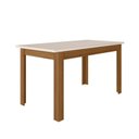 Ver imagem 6 de Conjunto Sala de Jantar Mesa Bellagio 150cm com 6 Cadeiras Clara Yescasa Carvalho/Off White