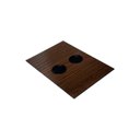 Ver imagem 1 de Bandeja Esteira para Braço de Sofá Mdf Imbuia com Porta Copos