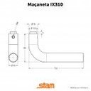 Ver imagem 2 de Fechadura Porta Interna Home Ix310 55mm Inox Escovado Stam