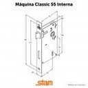 Ver imagem 3 de Fechadura Porta Interna Home Ix310 55mm Inox Escovado Stam