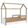 Cama Infantil Montessoriana sem Colchão com Gavetas Linha Infanto Aveiro Oak/branco Ccm021 Completa - 2