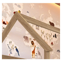 Ver imagem 3 de Cama Infantil Montessoriana com Gavetas sem Colchao Infanto Aveiro Oak/Branco - Completa Móveis