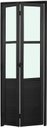 Ver imagem 1 de Porta de Aluminio Camarão Lambril Vidro Mini Boreal com Trinco Linha Premium:2,10 X 0,70/esquerda/pr